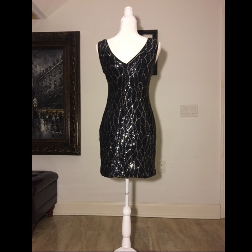Black sequin bodycon